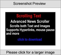 Advanced Scrolling Text - Standard License Screenshot